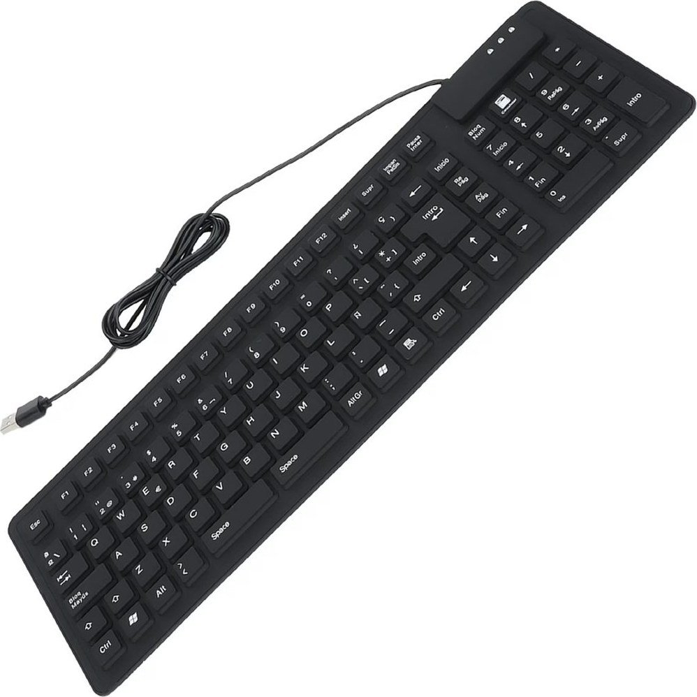 Teclado con Cable 105 Negro