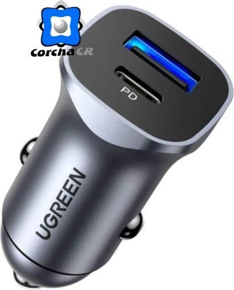 Cargador de coche 24w tipo c