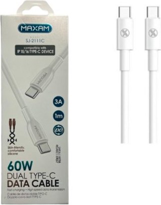 Cable Tipo C a Tipo C 3A 60W (1 m)