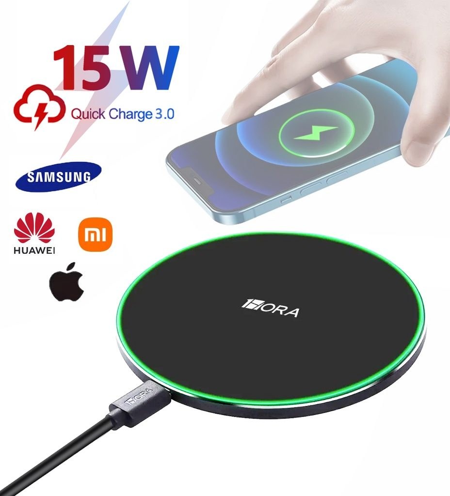 CARGADOR INALÁMBRICO RÁPIDO 15W