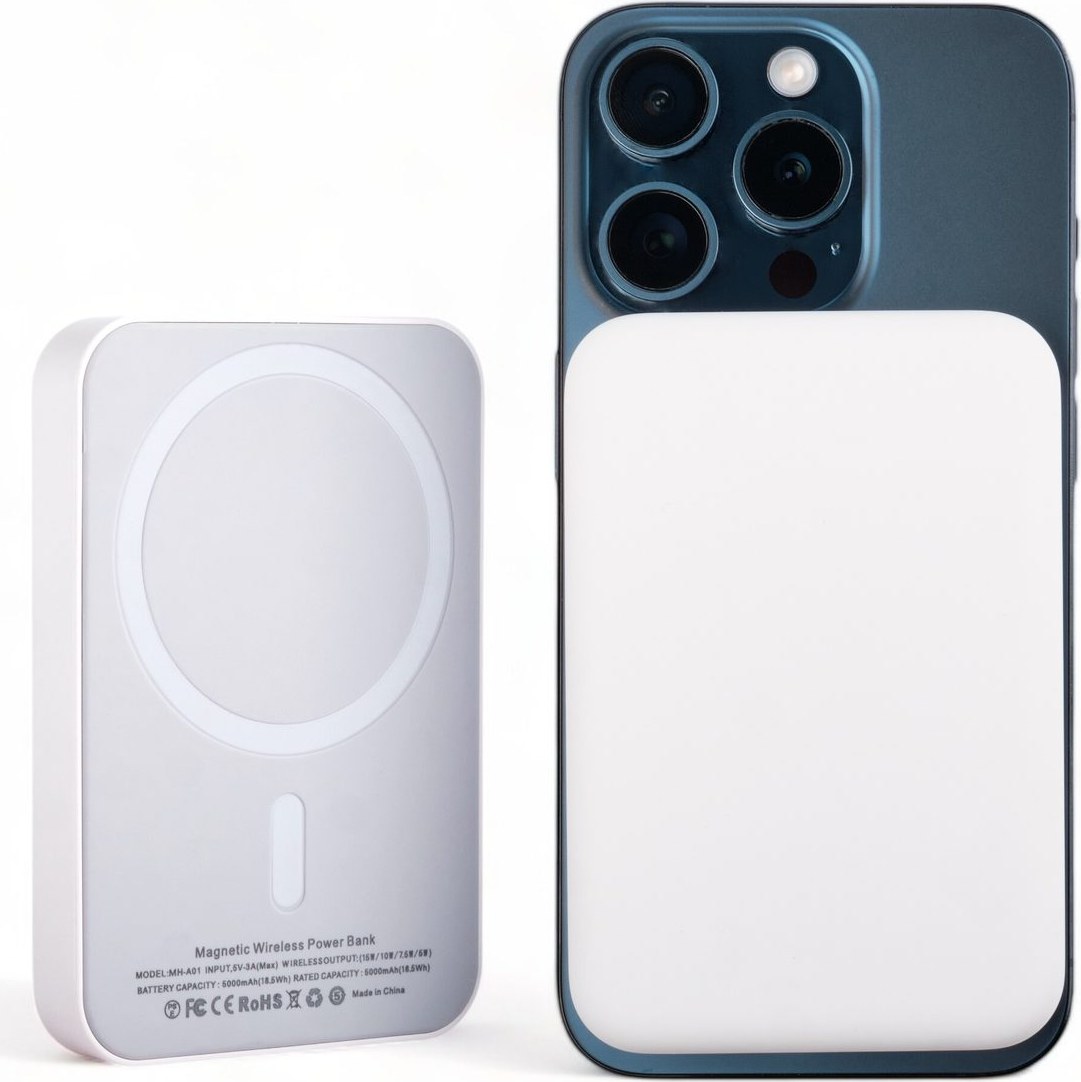 POWER BANK 5000MAH iPhone BLANCO