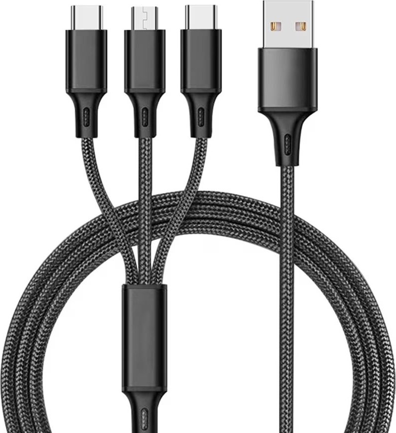 Cable 3 in 1 2.4A