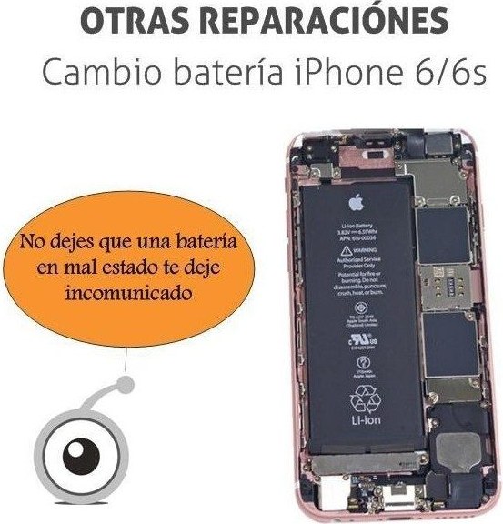 Cambia la batería de tu iPhone 6 Plus