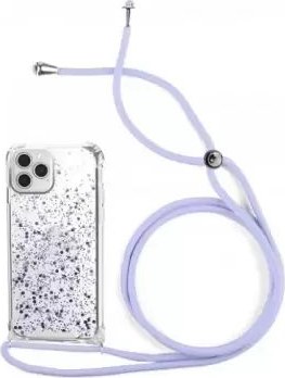 funda gel transparente con cordon iphone 13/13pro