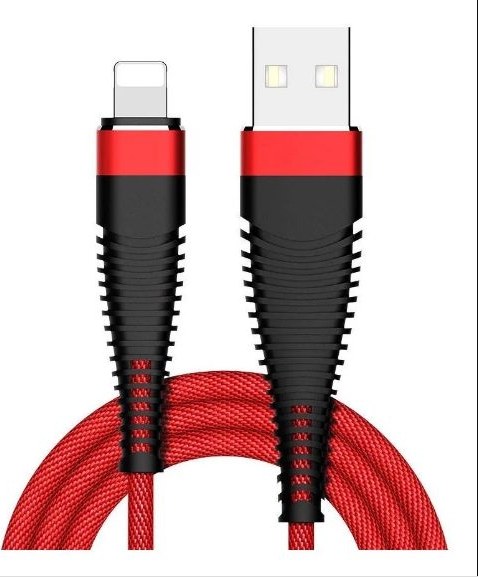 Cable iPhone Rojo 2m