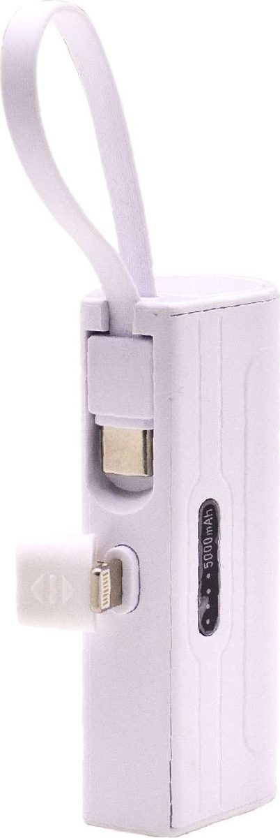 POWER BANK 5000MAH TIPO C BLANCO
