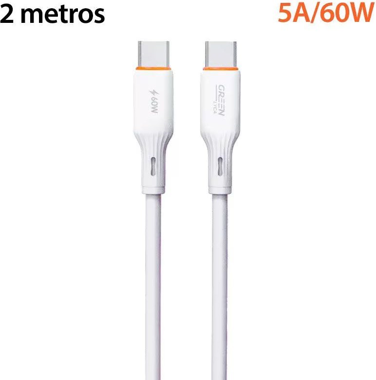 Cable Tipo-C a Tipo-C 2 Metros 60W