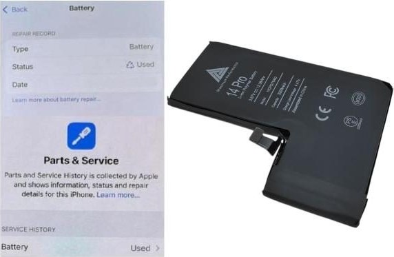 Bateria para iPhone 14 SIN MENSAJE