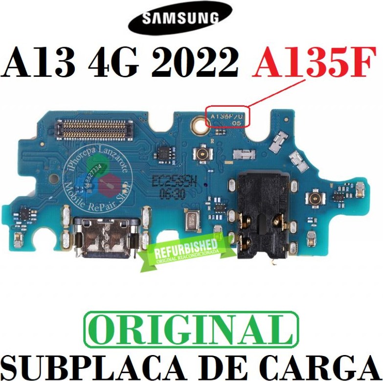 Placa de carga Samsung A13 4G / A137 / A135