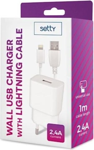 Cargador iPhone 2.4A